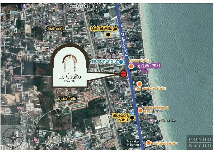 La Casita Pool Access Condo Huahin Only 10 Minutes To The Beach